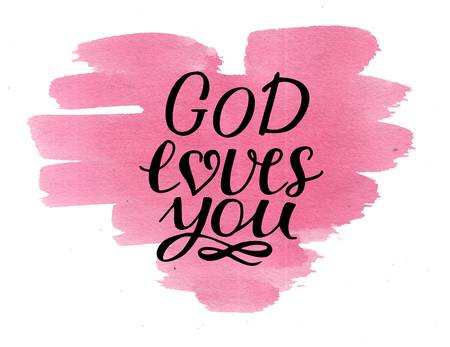 100220793-hand-lettering-god-loves-you-on-watercolor-background-biblical-background-christian-poster-card-mode