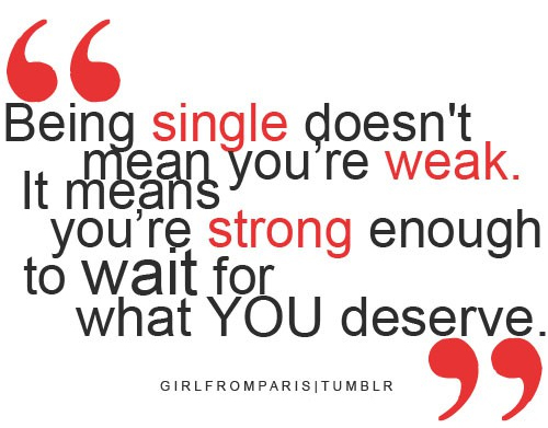 being-single