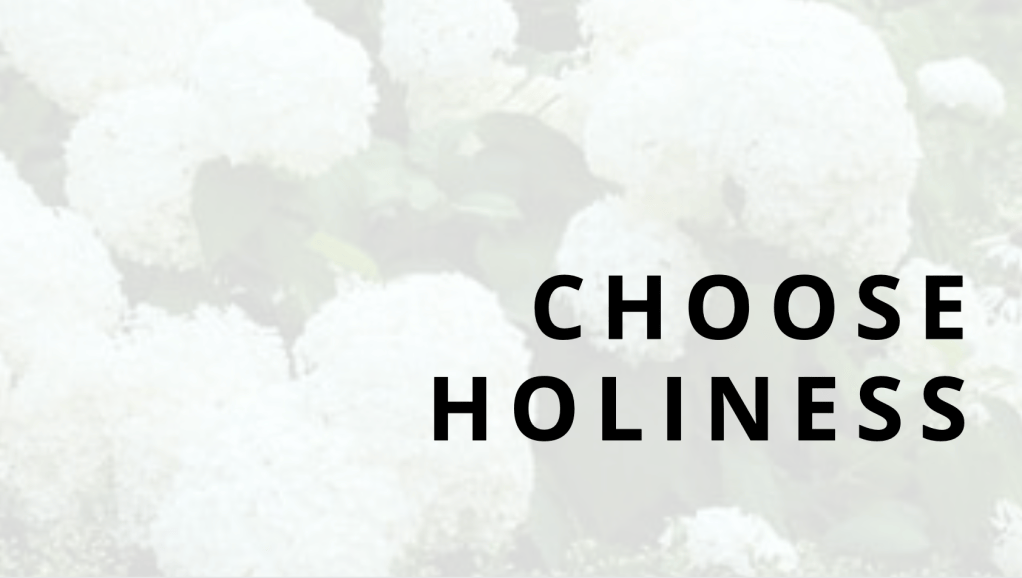 Holiness over Popularity!